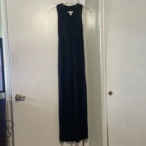 Motherhood Maternity Black V-Neck Sleeveless Maxi Dress